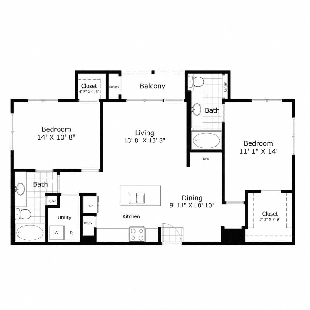 B floor plan